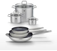 Lot de 3 Poêles céramique Elo Profi Therm Platinum et 3 Faitouts Elo Citrin