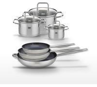 Lot de 3 Poêles céramiques Elo Profi Therm Platinum 24/28/32 cm et 3 Faitouts Elo Citrin 12/16/20 cm