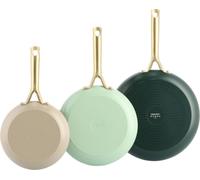 Lot de 3 poêles GreenPan Shades avec revêtement antiadhésif, compatibles avec tous les types de cuisinières