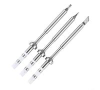 Lot de 3 pointes de fer à souder compatibles avec TS100 TS101 Pinecil V2, 3 pointes en acier inoxydable TS-I TS-K TS-D24 pour réparation électronique (3 pièces)