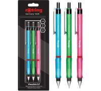 Lot De 3 Porte-Mines - 0,7 Mm - Hb - Rechargeable - Visuclick 0.7 - Rotring