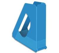 Lot de 3 Porte-revues EUROPOST - Vivida bleu - H25,6 x P26 cm - Dos 7,2 cm G