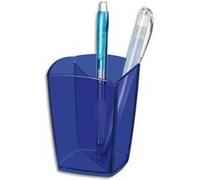 Lot de 3 Pots à crayons bleu transparent 530T G