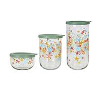 Lot de 3 pots LAV Starfish Cristal