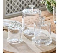 Lot de 3 pots Oirlan transparent