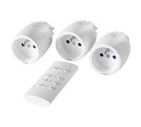 Lot de 3 prises + 1 télécommande d'éclairage intérieur 3kW