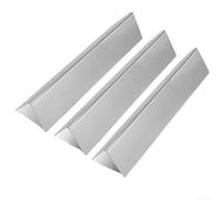 Lot de 3 protections thermiques en acier inoxydable pour barbecue à gaz Weber pour Spirit série 200 - Couvercle de brûleur de rechange et diffuseur de flamme pour une cuisson uniforme - Pièces de