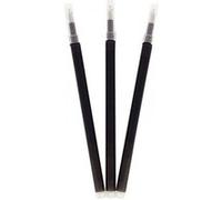 Lot de 3 recharges encre gel effaçable pour stylo R-Pen noir Noir