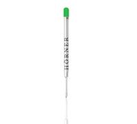 Lot de 3 recharges Hörner M - Cartouches G2 de qualité supérieure pour stylo à bille I Couleur de l'encre : vert 1,0 mm I Indélébile I 100 % fabriquées en Allemagne