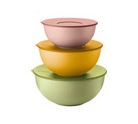 LOT DE 3 RÉCIPIENTS AVEC COUVERCLE 'EVERYWHERE BIO' "FOOD STORAGE"