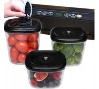Lot de 3 récipients sous vide Kohersen 2 L, 0,7 L, 1,4 L