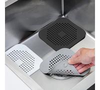 Lot de 3 récupérateurs de vidange en silicone pour évier et baignoire - Ensemble de passoires à cheveux polyvalentes en 3 couleurs, faciles à nettoyer, parfaits pour la salle de bain, la cuisine, la