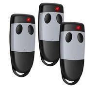 Lot de 3 Remplacement de la telecommande Cardin s449, telecommande 433,92 MHz 2 Canaux, Compatible avec Cardin S449 QZ1, QZ2