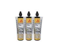 Lot de 3 résines de scellement chimique rapide SIKA Anchorfix-1 Evolution - Gris - 300ml
