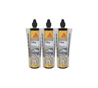 Lot de 3 résines de scellement chimique rapide SIKA Anchorfix-1 Evolution - Gris - 300ml
