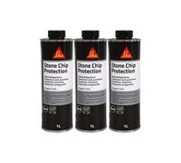Lot de 3 revêtements anti-gravillons SIKA Sikagard 6470 - Noir - 1L