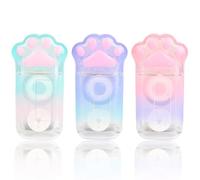 Lot de 3 rouleaux de ruban correcteur en forme de patte de chat - 6 m x 5 mm - Pour la maison, le bureau, le travail et les étudiants - Couleur :