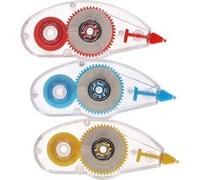 Lot de 3 Rubans Correcteurs 12m Ergonomiques Topwrite Multicolore Multicolore