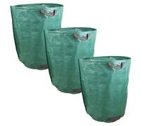 Linxor Sacs de déchets 300 L en PP 150 g/m² autoportants – Lot de 3