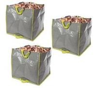 Lot de 3 SACS DE JARDIN MULTIFONCTIONS - POLYPROPYLENE - 100 L