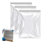 Lot de 3 sacs de nettoyage pour grille de four, étanches et respectueux de l'environnement pour toutes les tailles de grille de four, passent au lave-vaisselle, accessoires de cuisine (blanc, 80 x 60