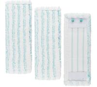 Lot de 3 serpillères en microfibre Compatibles Leifheit Profi XL/Micro Duo Lavables à 60°C Pour sols lisses et joints