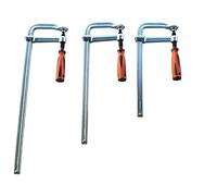 Lot de 3 serre-joints de table en acier 200/300/400 x 120 mm