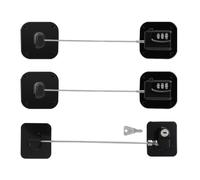 Lot De 3 Serrure Frigo Avec Code, Cadenas Frigo Pour Enfants, Adhésive Verrou Pour Porte Frigo, Pour Fenêtres, Portes, Armoires