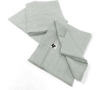 Lot de 3 Serviettes 40x40cm Gaze de Coton Eucalyptus - OUREA - ALTOBUY Vert