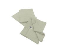 Lot de 3 Serviettes 40x40cm Gaze de Coton Vert d'Eau - OUREA -