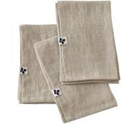 Lot de 3 Serviettes 40x40cm Lin Lavé Coloris Sable - MARGAUX - ALTOBUY Beige G