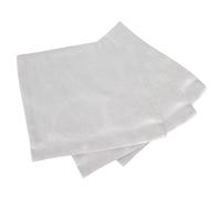 Lot de 3 serviettes de table 45x45 cm HÉLIOS Perle 100% coton + enduction acrylique