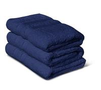 Lot de 3 serviettes - LOVELY HOME - 3 Serviettes 50 x 100 cm - Bleu marine