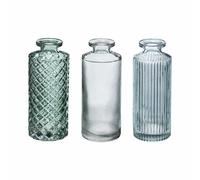 Atmosphera - Set de 3 soliflores - Verre - Vert