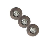Lot de 3 spots halogènes encastrables Philips / Massive 230V