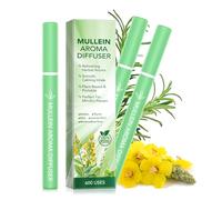 Lot de 3 stylos aromatiques à l'huile de menthe poivrée - Diffuseur d'arômes végétaux - Sans nicotine et sans tabac - Stylo diffuseur jusqu'à 600 utilisations - Diffuseur d'arômes portable pour la