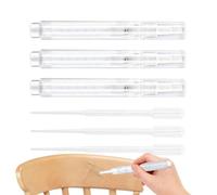Lot de 3 stylos de peinture pour meubles - Outil d'application des rayures, stylos de peinture rechargeables pour murs, bricolage, bricolage, bricolage, cuisine, fenêtre, porte, réparation, outil