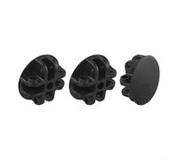 Lot de 3 supports de connexion centraux à 4 voies pour tonnelle, bloc de joint de toit en plastique noir, pièce de rechange pour auvent de jardin, fixation de support d'abri extérieur, pour une