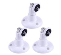 Lot de 3 supports muraux pour caméra Arlo Wyze pivotant à 360° | Construction en plastique ABS, léger 40 g, résistant aux intempéries, utilisation en intérieur et en extérieur