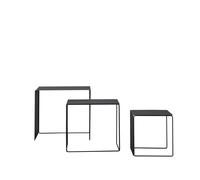 Ferm Living Table Cluster lot de 3 Noir