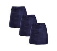 Lot de 3 Tabliers de Service Professionnels, Tablier Cuisine Mi-Long à Poches Profondes, Taille Unique Homme/Femme, Bleu Marine