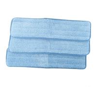 Lot de 3 tampons de rechange en microfibre pour balai à franges Rubbermaid Commercial de 45,7 cm, lot de 3 recharges réutilisables pour balai à franges humides et de nettoyage pour tout balai plat en