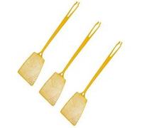 Lot de 3 tapettes à mouches 2 en 1 Fackelmann Noir,Rouge,Jaune