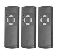 Lot de 3 Telecommande Portail 40,685 MHz - Bip Portail Universelle Duplicateur de Télécommande Compatible Avec Télécommande Hörmann 40,685 MHz HS2-40, HS4-40, HSE2-40, HSE4-40, HSM2-40, HSM4-40
