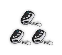 Lot de 3 - Télécommande universelle copie 43392 MHz code fixe pour alarme de portail de garage - Notice