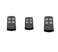 Lot de 3 Télécommandes 4 Canaux Fadini DIVO 71 Gris Skyline à Code Tournant (Réf : 7113SL) - Fréquence : 433.92 MHz - Utilisation pour Portails et Portes de Garage