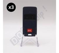 Lot de 3 Télécommandes BFT Mitto COOL C2 - Réf D112306 - Remplace la BFT Mitto 2B - 2 Canaux, 433.92 MHz + 1 Porte-clés Domobip Offert Noir G
