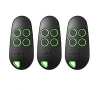 Lot de 3 Télécommandes Came TOPD4REN (806TS-0121) pour Portail - 4 Boutons 433,92 MHz - Émetteur 4 canaux - Remplace TOP434EE / TOP434EV / TOP434NA / TOP434MA / T434 - Portail & Porte de Garage