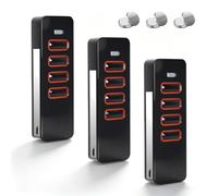 Lot de 3 télécommandes de portail 868 MHz compatibles avec Sommer 4018V000, 4015862001900, télécommande porte garage pour Sommer 4018 Pearl, 4 boutons, code rollcode