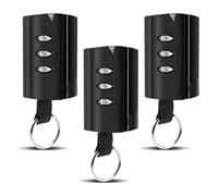 Lot de 3 télécommandes de porte de garage 433,92 MHz, commandes automatiques cloneur compatible avec Pujol Vario Black, Mars et Ocean, télécommande universelle 3 canaux facile à programmer